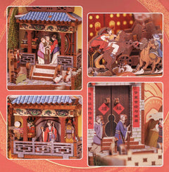CUTEBEE DIY Book Nook Kit - The Legend of Mulan - Cutebee