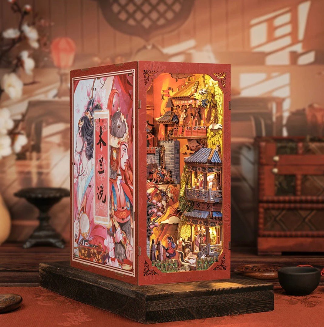 CUTEBEE DIY Book Nook Kit - The Legend of Mulan - Cutebee