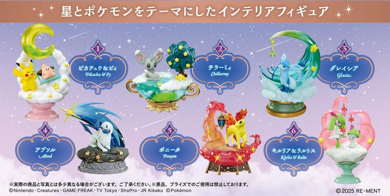 Re-Ment Pokemon Starrium Series Dreamy Moonlit Night Blind Box - RE-MENT