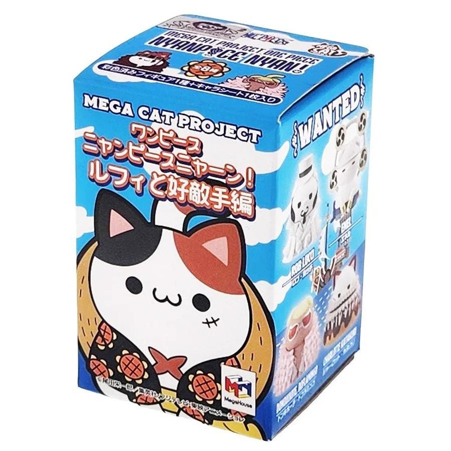 MEGA CAT PROJECT ONE PIECE Nyan Peace Meow! Luffy & Rivals Blind Box - RE-MENT