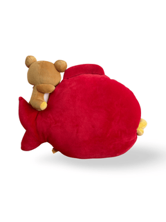 Rilakkuma Medetai Mocchi Mocchi Fish Cushion Plush - San-X